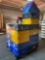 ASSORTED MULTICOLORED PLASTIC BINS; MULTIPLE MAKES, SIZES, & MODELS, INCLUDING SSISCHAEFER MODEL
