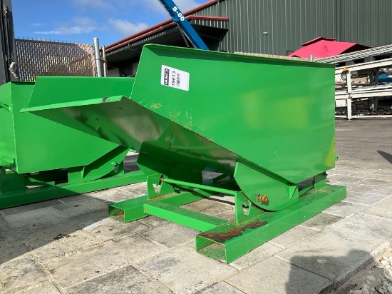 UNUSED DIGGIT L320 SELF DUMPING HOPPER WITH FORK POCKETS