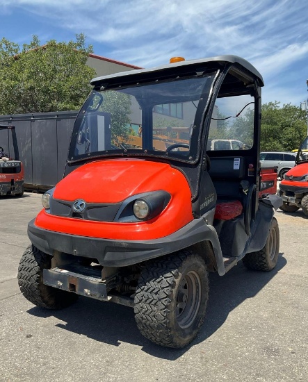 2017 KUBOTA RTV400CI UTV, GAS POWERED, 4x4, DUMP BED, HITCH, BILL OF SALE ONLY, RUNS AND DRIVES