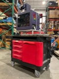 ...QUICKLABEL QLS4100 XE DIGITAL COLOR PRINTER & ASTRONOVA...CTS-75...WITH RUBBER MAID...CART AND...