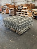 PALLET OF WIRE GRATES FOR PALLET RACKING, ASSORTED SIZES