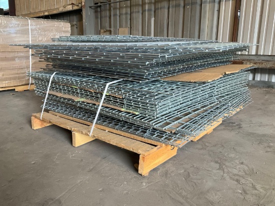 PALLET OF UNUSED WIRE DECKING, APPROX 48in X 24in...
