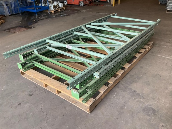 UPRIGHTS FOR PALLET RACK, APPROX 7...TOTAL, APPROX 7FT / 8FT & 10FT