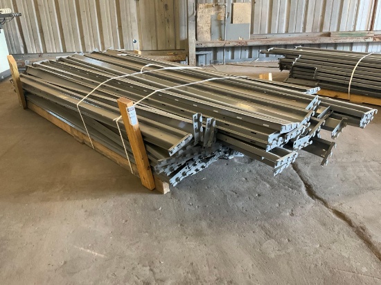 CROSSBEAMS FOR RACKING, APPROX 90 TOTAL, APPROX 8FT