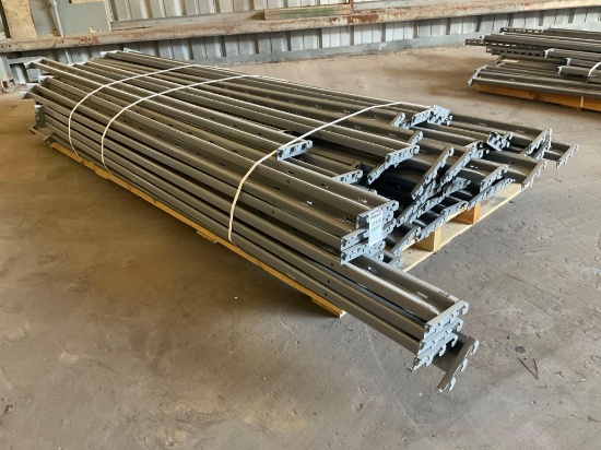 ULINE CROSSBEAMS FOR RACKING, APPROX 68...TOTAL, APPROX 8FT
