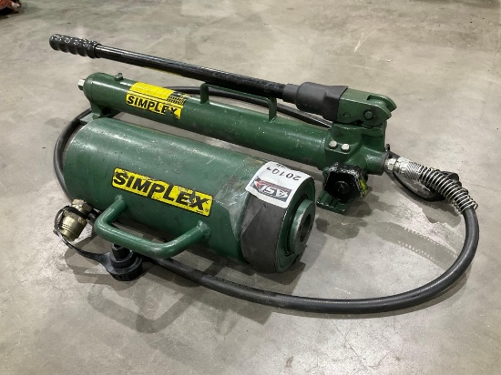 SIMPLEX PUMP WITH HYDRAULIC RAM...
