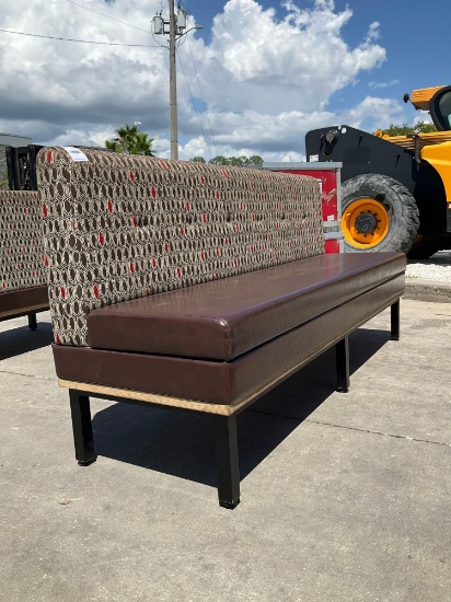 CHAIR BENCH SEAT, APPROX...72in W x 24in L x 36 in T