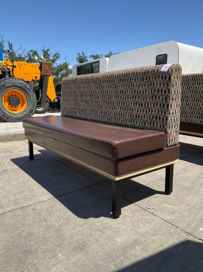 CHAIR BENCH SEAT, APPROX...72in W x 24in L x 36 in T