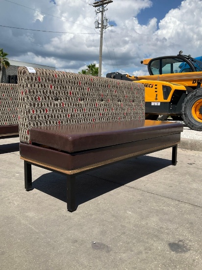 CHAIR BENCH SEAT, APPROX...72in W x 24in L x 36 in T
