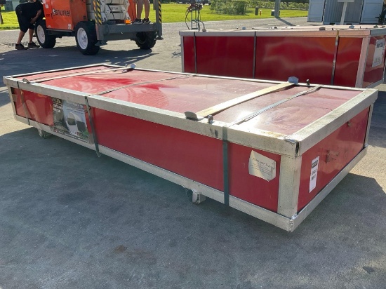 UNUSED CHERY SINGLE TRUSS CONTAINER SHELTER MODEL C2020, APPROX 20FT W x 20FT L GREATER SEAM STRE...