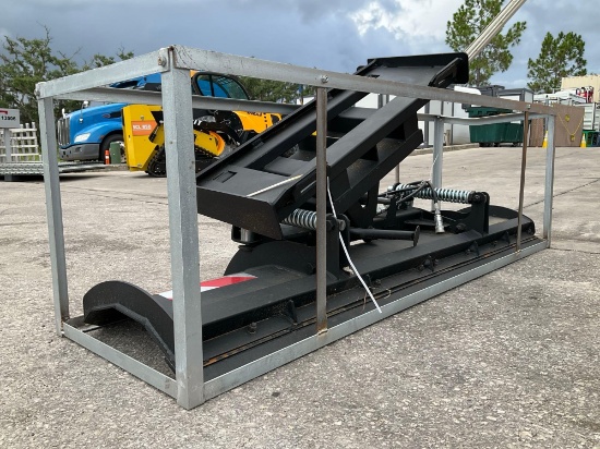 UNUSED 2024 SNOW BUCKET ATTACHMENT MODEL 003-17-86-001 FOR UNIVERSAL SKID STEER...