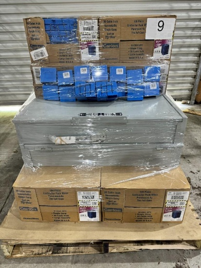 PALLET OF ( 2 ) MIDWEST TRANSFER SWITCH, NON FUSED, 200A, 2P, 240VAC, NEMA 3R - GS1202B20UL & ( 1...