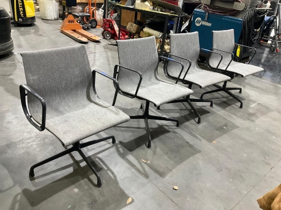 ( 4 ) HERMAN MILLER EAMES OFFICE CHAIRS