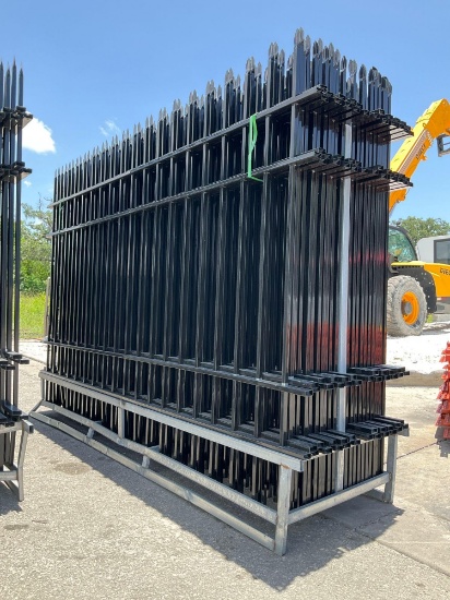 UNUSED 2023 DIGGIT INDUSTRIAL 10FT FENCE, APPROX 22PCS FENCE PANELS + APPROX 23PCS POST, LEAD FRE...