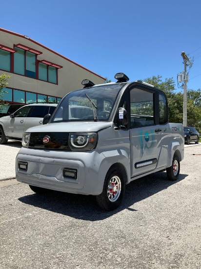 UNUSED 2024 MECO P4 ELECTRIC VEHICLE, 4 PERSON SEATING, 60VOLTS, MOTOR POWER 1000W, BILL OF SALE ...