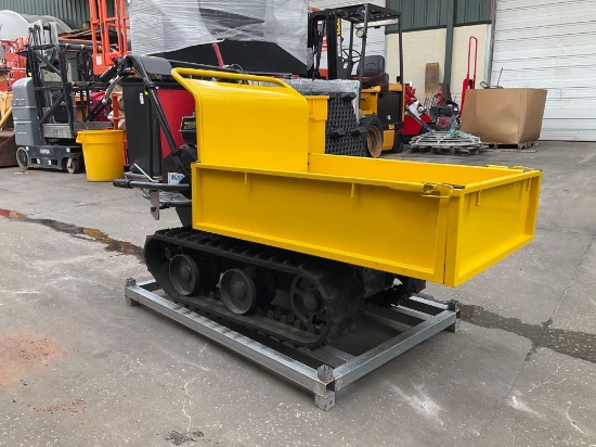 UNUSED MINI TRANSPORTER MODEL KT-MD300CLD, GAS POWERED, LONCIN 196cc MOTOR, RUBBER TRACKS