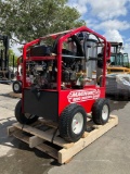 UNUSED 2024 MAGNUM 4000 SERIES GOLD HOT WATER PRESSURE WASHER,DIESEL GAS POWER, ELECTRIC START,