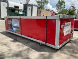 UNUSED CHERY SINGLE TRUSS CONTAINER SHELTER MODEL C2040, APPROX 20FT W x 40FT L GREATER SEAM STRE...