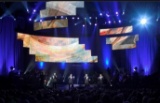 LARGE PRG XL MODULAR VIDEO SYSTEM, MDL PIXLED F-11U, WITH ROAD CASES,