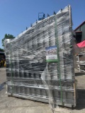 SET OF UNUSED GREAT BEAR 14FT BI PARTING WROUGHT IRON GATES, 7FT EACH PIECE (14' TOTAL WIDTH). 2
