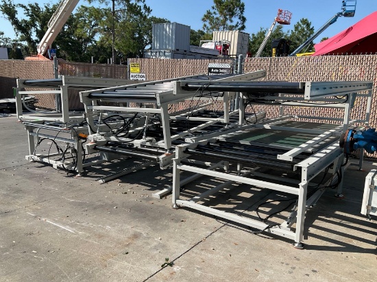 ELECTRIC CONVEYOR SYSTEM, APPROX...CONDENSED 118in L...x 55in W...