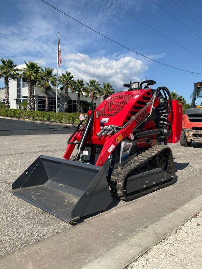 UNUSED 2024 EGN STAND ON SKID STEER LOADER MODEL EG360, GAS POWERED,...ELECTRIC START, RUBBER TRA...