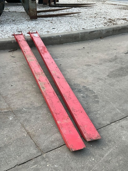 SET OF FORKLIFT EXTENDERS; 90 INCHES