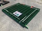 PE COATED...GALVANIZED CARBON STEEL WIRES FARM FENCING, APPROX 20PCS