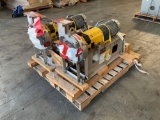( 2 ) TWIN CITY FAN & BLOWER FAN SKID MODEL...1011, TYPE RBO-SW, CLASS 22 WITH TECO WESTINGHOUSE