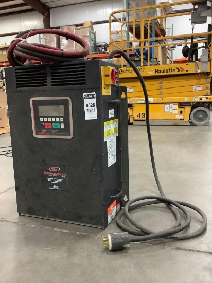 ELEMENT BATTERY CHARGER MODEL LMT-10KW-48-250T, APPROX 480 VAC INPUT VOLTS, PHASE 3