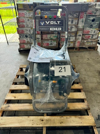 UNUSED VOLT KOHLER 6.5HP INDUSTRIAL PRESSURE WASHER MODEL VK3000P, 3000PSI