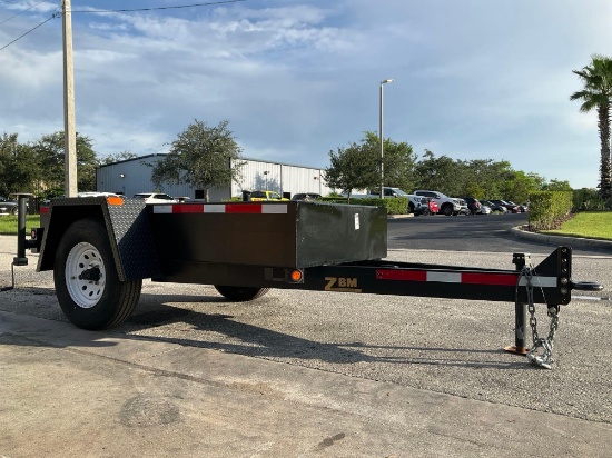 2018 ZIERKE BUILT 120 GALLON FUEL TRAILER, GVWR 6000LBS