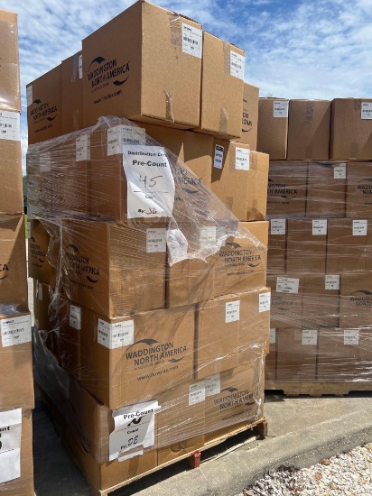 PALLET OF APPROXIMATELY 45 CASES OF INDIVIDUALLY WRAPPED NAPKIN/STRAW KIT, 1000 UNITS PER CASE