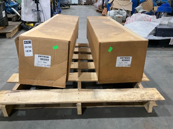 (2) 29789A MO-4808269 UNUSED BUS MUFFLER?S ; APPROXIMATELY 50in...X 12in...X 12in