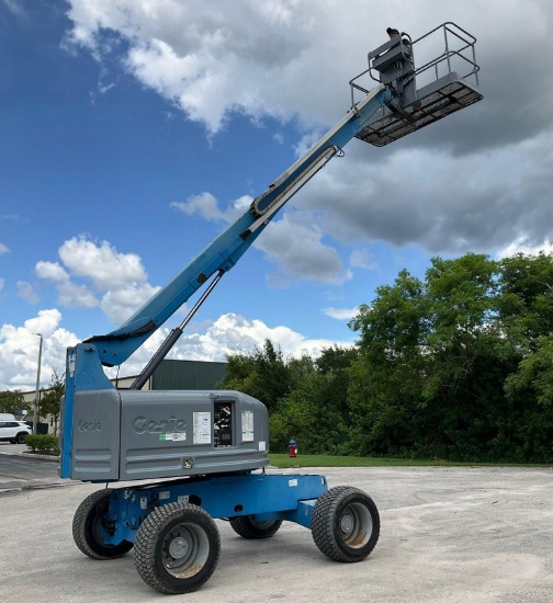 2014 GENIE TELESCOPIC BOOM LIFT MODEL S-40, DIESEL , 4x4, MAX PLATFORM HEIGHT 60FT, RUNS & OPERAT...
