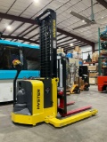 2015 HYSTER PALLET STACKER MODEL W25ZA2, ELECTRIC, APPROX MAX CAPACITY 2000LBS, MAX HEIGHT 144IN,...