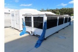 REYMSA COOLING TOWER WITH BASE / TOWER / TWO FANS & FAN SHROUDS, 15HP MOTOR, FLOW RATE GPM 1,500
