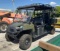 2011 POLARIS RANGER CREW ATV, GAS POWERED, MANUAL DUMP BED, HITCH, BILL OF SALE ONLY, RUNS & DRIVES