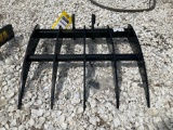 ( 1 ) UNUSED MIVA RAKE ATTACHMENT FOR MINI EXCAVATOR