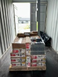 PALLET OF ELECTRICAL PANELS & BREAKER BOXES PLUS MORE MISC ELECTRICAL PARTS, UNKNOWN WORKING COND...