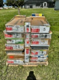 PALLET OF ELECTRICAL PANELS & BREAKER BOXES PLUS MORE MISC ELECTRICAL PARTS, UNKNOWN WORKING COND...