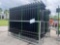 20 PIECES OF GALVANIZED STEEL FENCE PANELS & POSTS WITH CONNECTORS. MODEL FEN20, 10' X 7' PANELS