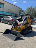 UNUSED 2024 IR SKID STEER LOADER MODEL IRL10, GAS POWERED, ELECTRIC START, RUBBER TRACKS, BUCKET ...