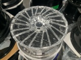 UNUSED LEXANI WHEEL CORP WRAITH 663-2085-66-35PVD RIMS , APPROX 20 X 8.5 , ( 4 ) RIMS IN SET