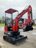 UNUSED 2024 IR MINI EXCAVATOR MODEL IRE13, GAS POWERED,RUBBER TRACKS, BUCKET WITH TEETH , PUSH