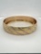 14K GOLD FANCY BANGLE BRACELET 8.9 GRAMS