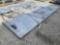 UNUSED MULTIWALL POLYCARBONATE PANEL IN CLEAR, APPROX 35in X 8FT , APPROX 10 PANELS