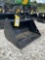 ( 1 ) UNUSED BUCKET ATTACHMENT FOR MINI EXCAVATOR