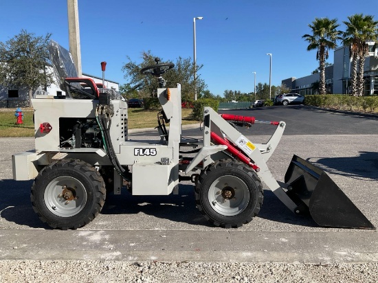UNUSED 2024 FLAND FL45 WHEEL LOADER, GAS POWERED, BUCKET APPROX 40in W, 13HP, RUNS & OPERATES