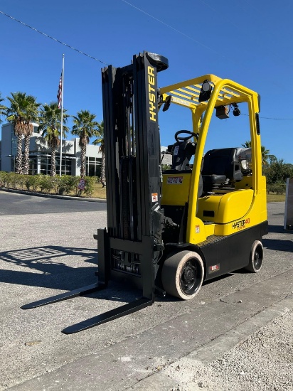 2018 HYSTER FORKLIFT MODEL S40FTS, LP POWERED, APPROX MAX CAPACITY 4,000 LBS